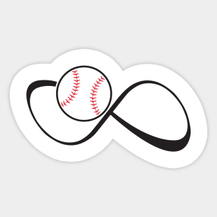 Baseball Love Sticker